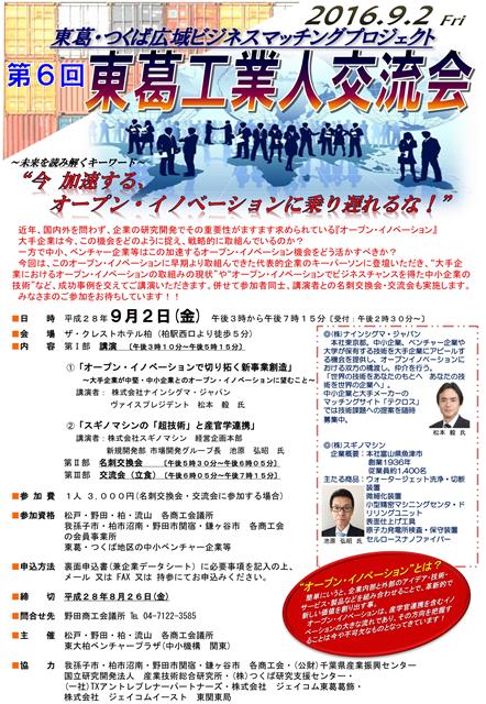 第６回　東葛工業人交流会